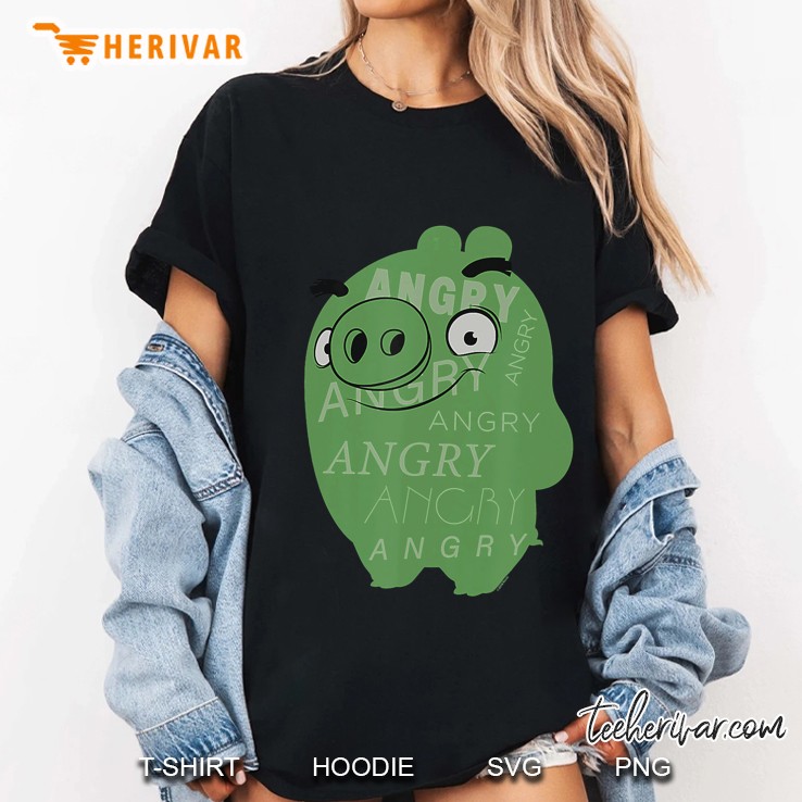 Angry Birds 2 Pig Silhouette Ladies Tee
