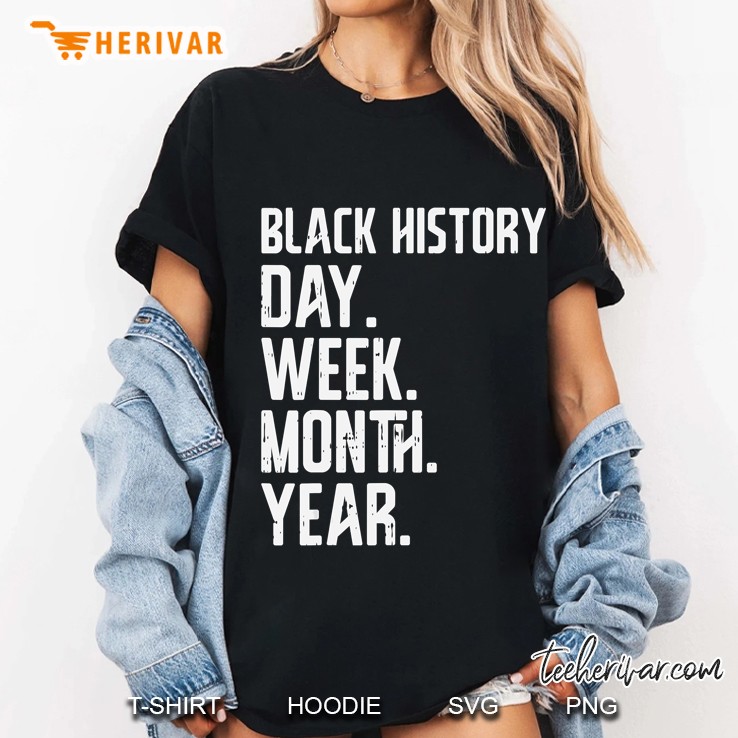 Black History Day Month Year African American Pride Gift Ladies Tee