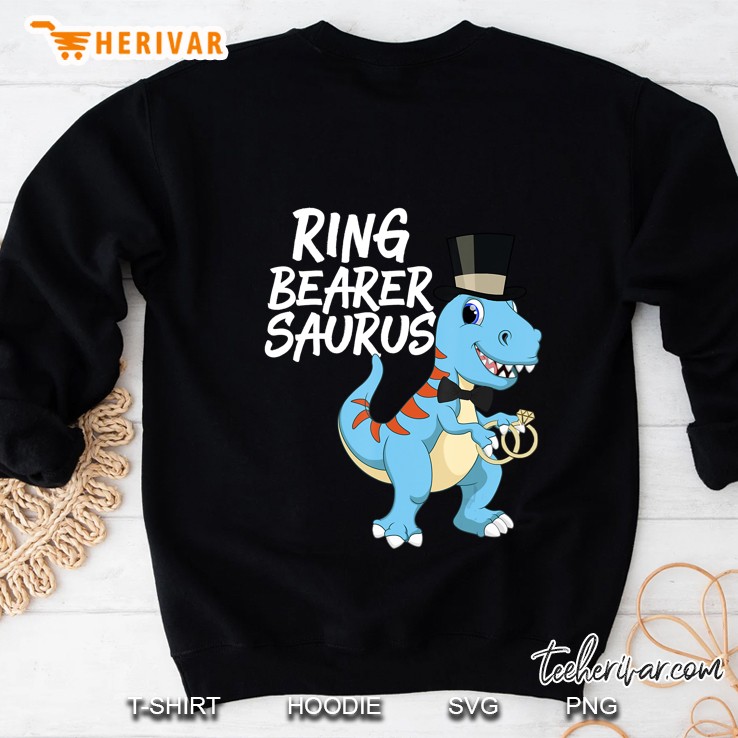 Boys Ring Bearer Dinosaur Rex Wedding Party Gift Sweatshirt