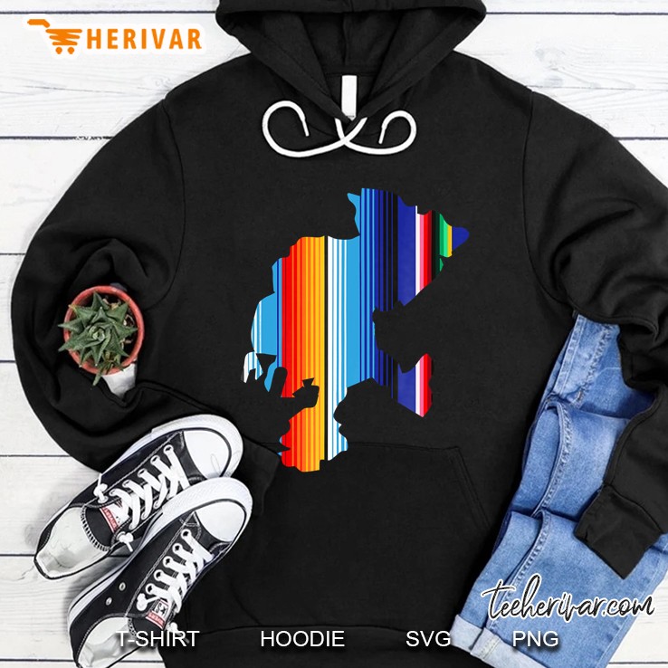 Cute Mexican Blanket Saltillo Zacatecas Mexico Hoodie