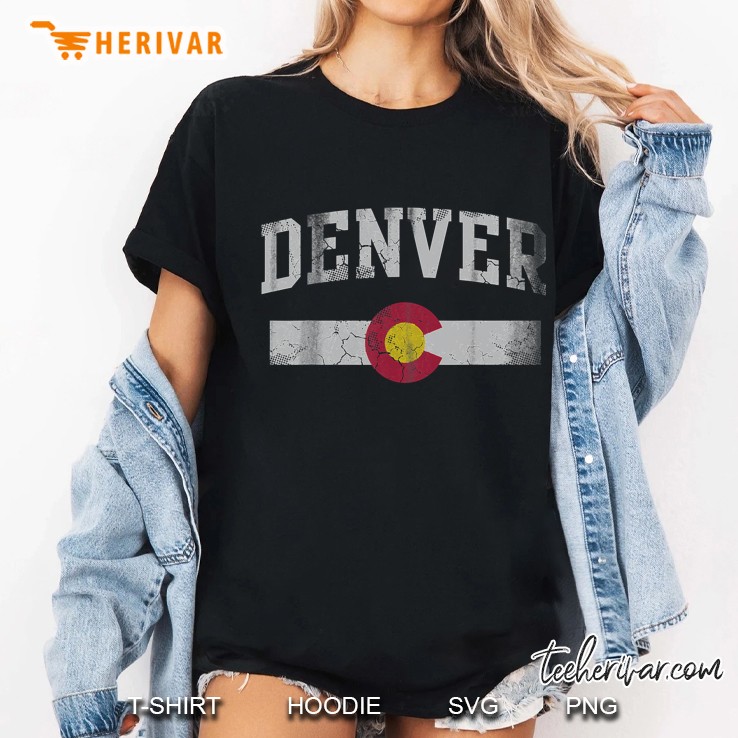 Denver Colorado Retro Mile High Men Women Kids Ladies Tee