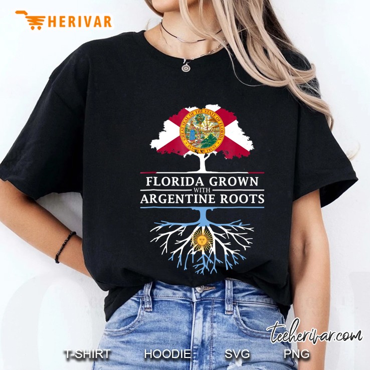 Florida Grown With Argentinian Roots - Argentina Ladies Tee