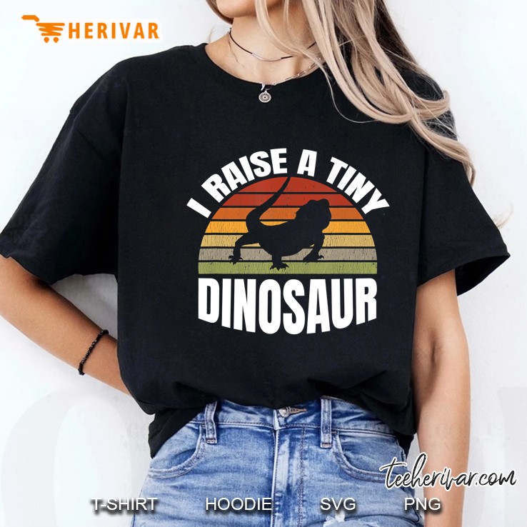 Funny Bearded Dragon Retro Pet Lizard Lover Reptile Gift Ladies Tee