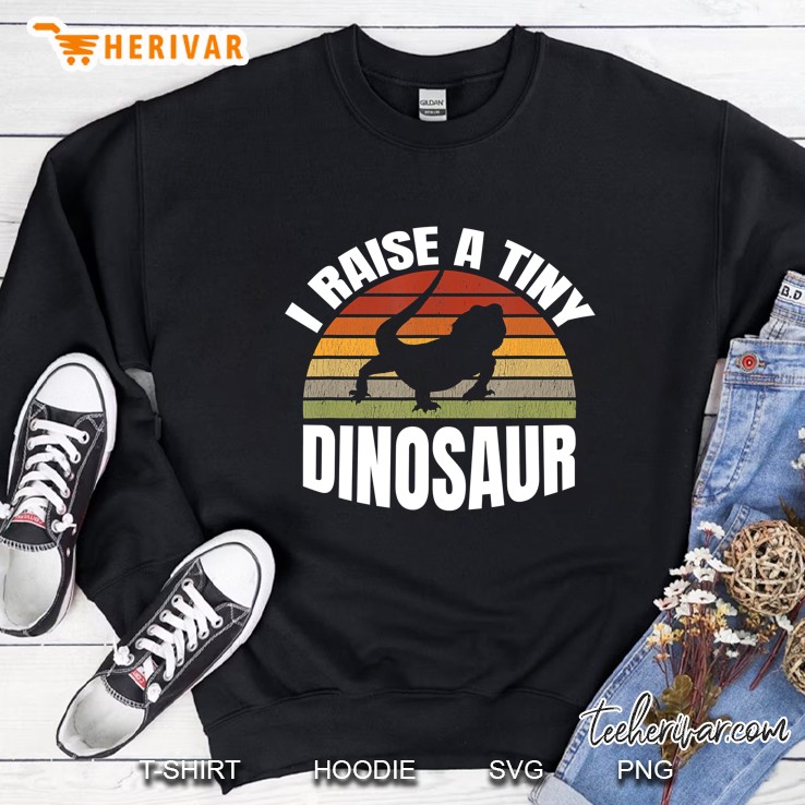 Funny Bearded Dragon Retro Pet Lizard Lover Reptile Gift Sweatshirt