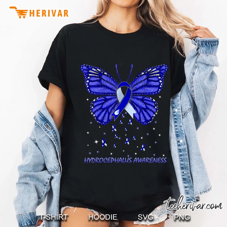 Hydrocephalus Awareness Butterfly Hoodie