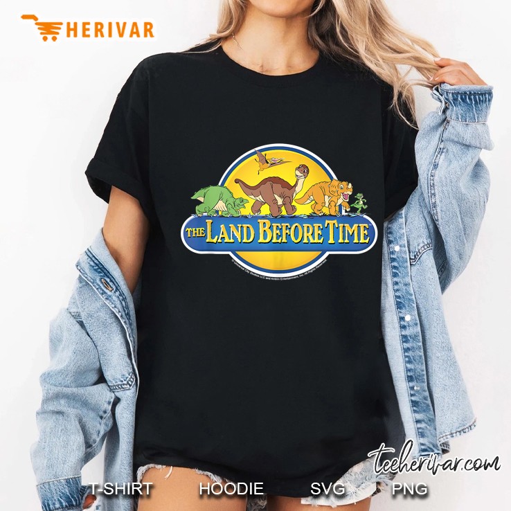 Land Before Time Retro Logo Ladies Tee