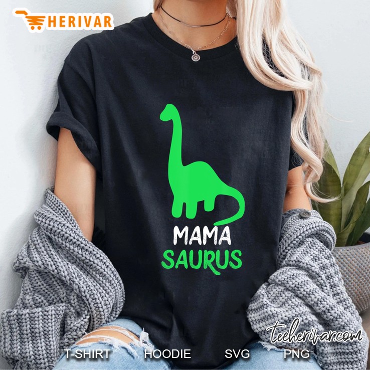 Mama-Saurus Funny Dinosaur Gift Mamasaurus Mother's Day Hoodie