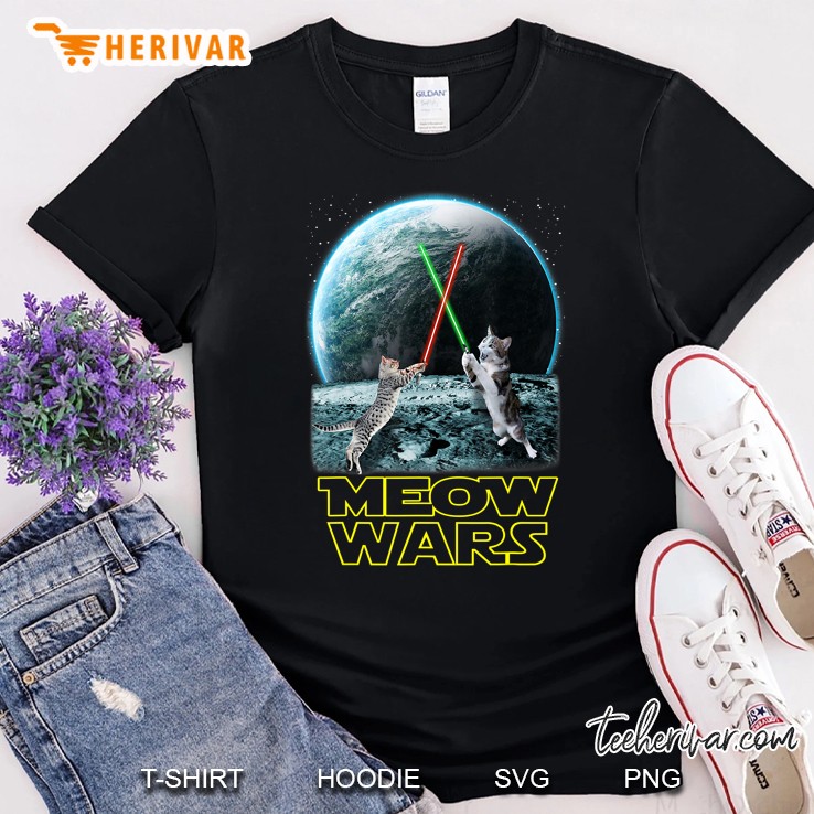 Meow Wars Cat Funny Gifts For Cats Lovers Shirt