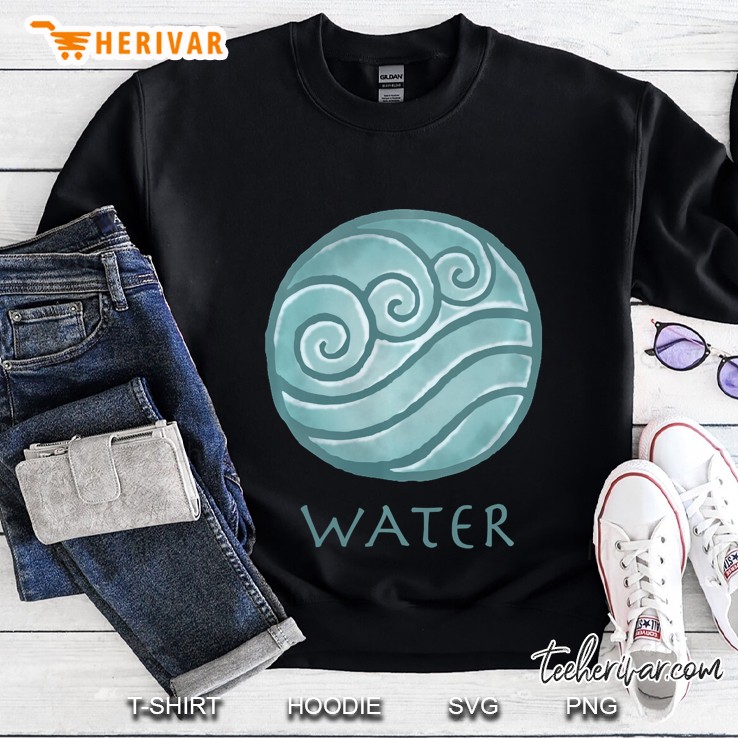 Nickelodeon Avatar The Last Airbender Painted Water Element Pullover Sweatshirt