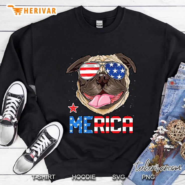 Pug Merica 4Th Of July Men Kids Boys Girls Dog Puppy Mugs