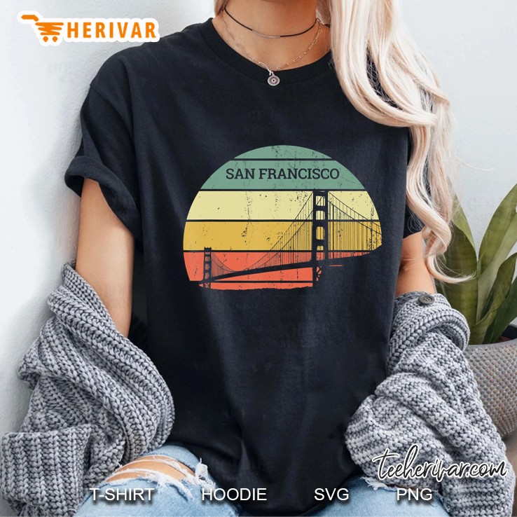 Sunset San Francisco Golden Gate Bridge Hoodie