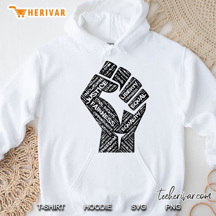 Civil Rights Equality Freedom Justice Fist Tshirt Blm Power Mugs