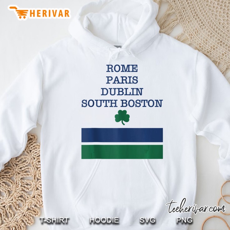 Rome, Paris, Dublin, South Boston Tank Top Hoodie