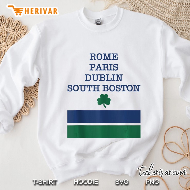 Rome, Paris, Dublin, South Boston Tank Top Sweatshirt