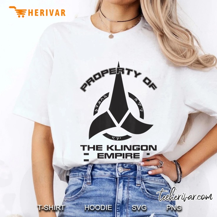 Star Trek Discovery The Klingon Empire Badge Graphic Ladies Tee
