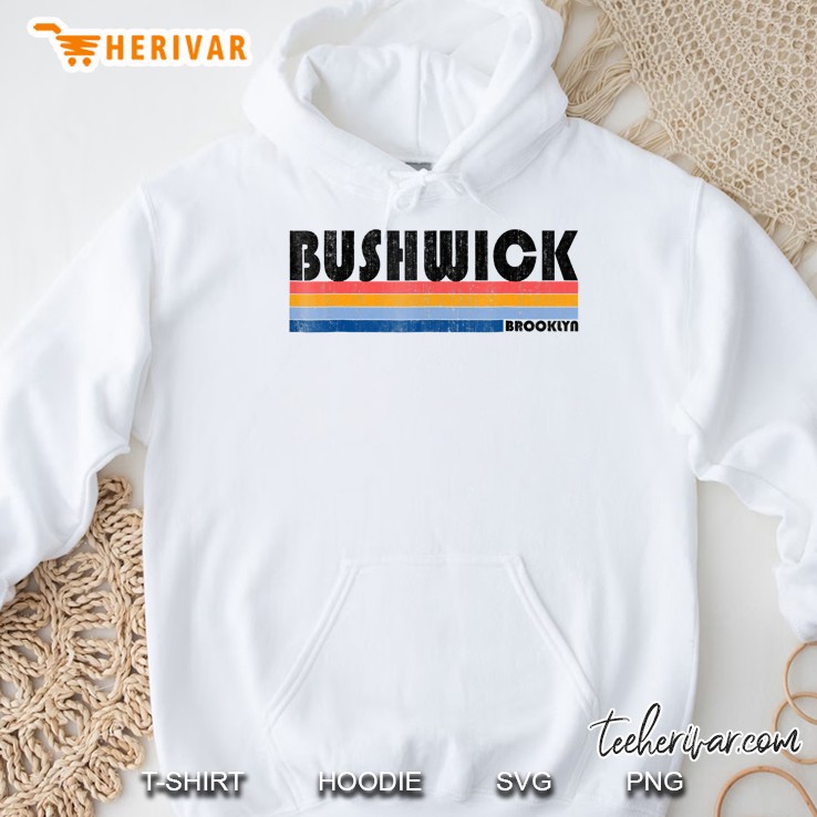 Vintage 1980S Style Bushwick Ny Hoodie