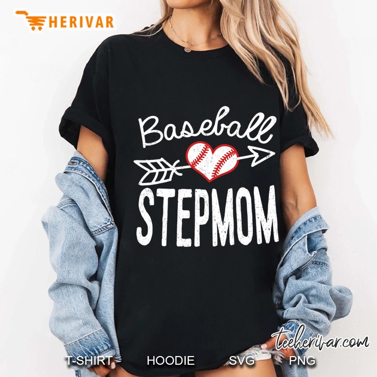 Baseball Stepmom Christmas Hoodie