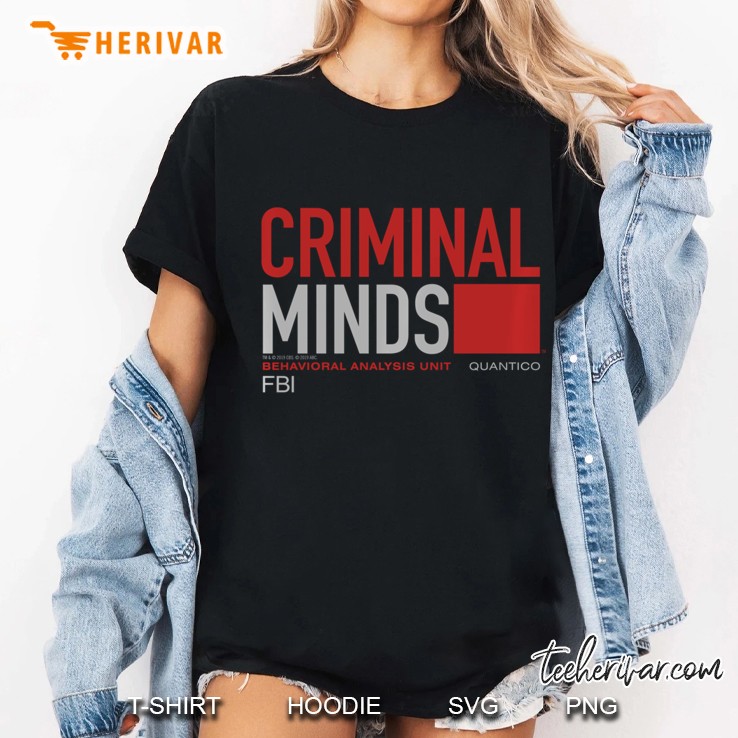 Criminal Minds Bau Quantico Ladies Tee