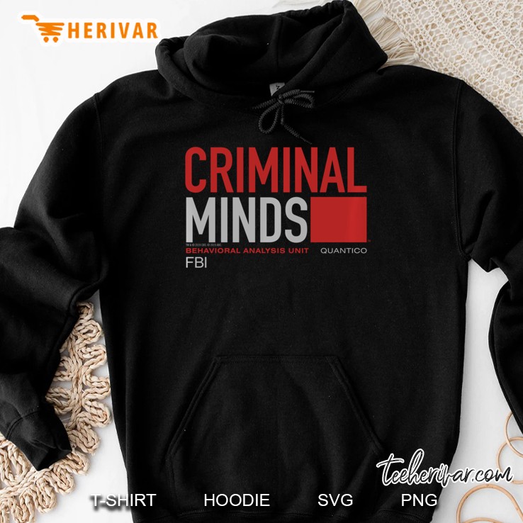 Criminal Minds Bau Quantico Hoodie