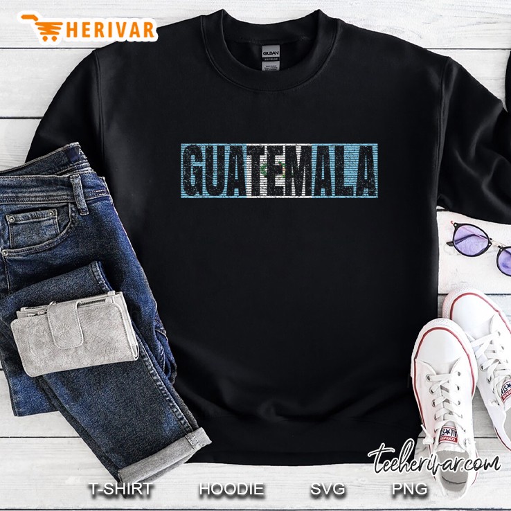 Guatemala Country Vintage Guatemalan National Flag Gift Sweatshirt