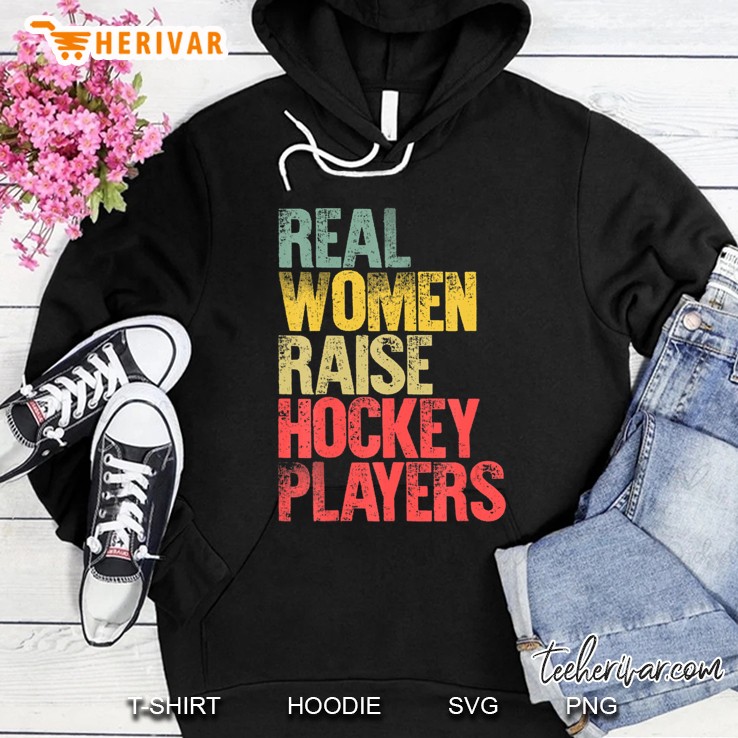 Proud Mom Shirt Real Women Raise Hockey Players Gift Mugs