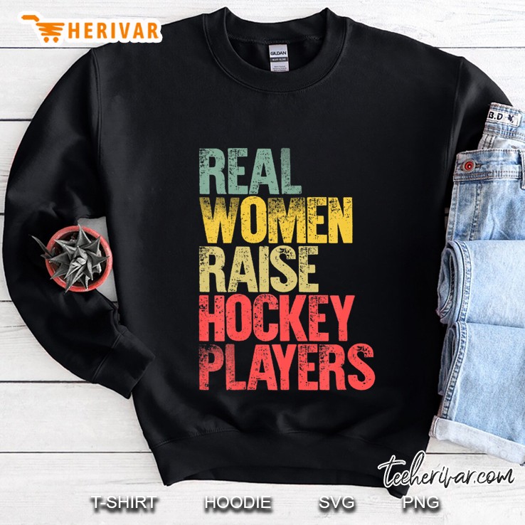 Proud Mom Shirt Real Women Raise Hockey Players Gift Mugs