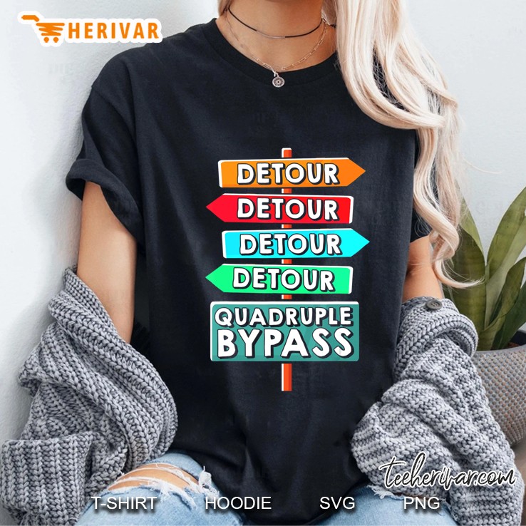 Quadruple Bypass Heart Surgery Ladies Tee
