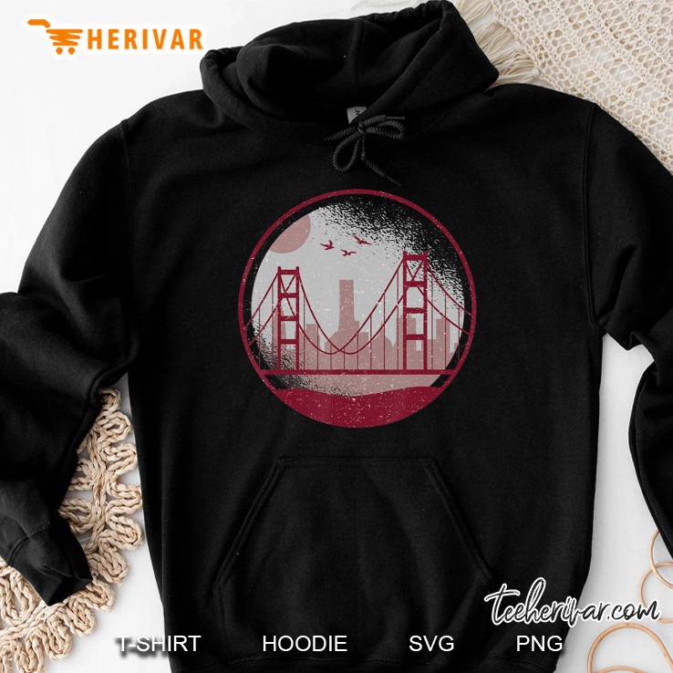 San Francisco Picture Golden Gate Bridge Shirt Hoodie