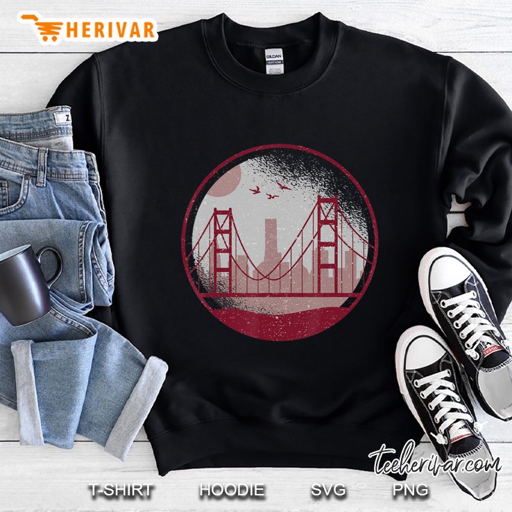San Francisco Picture Golden Gate Bridge Shirt Sweatshirt