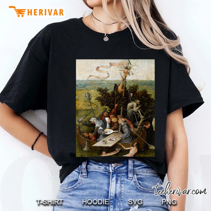 Ship Of Fools By Hieronymus Bosch Ladies Tee
