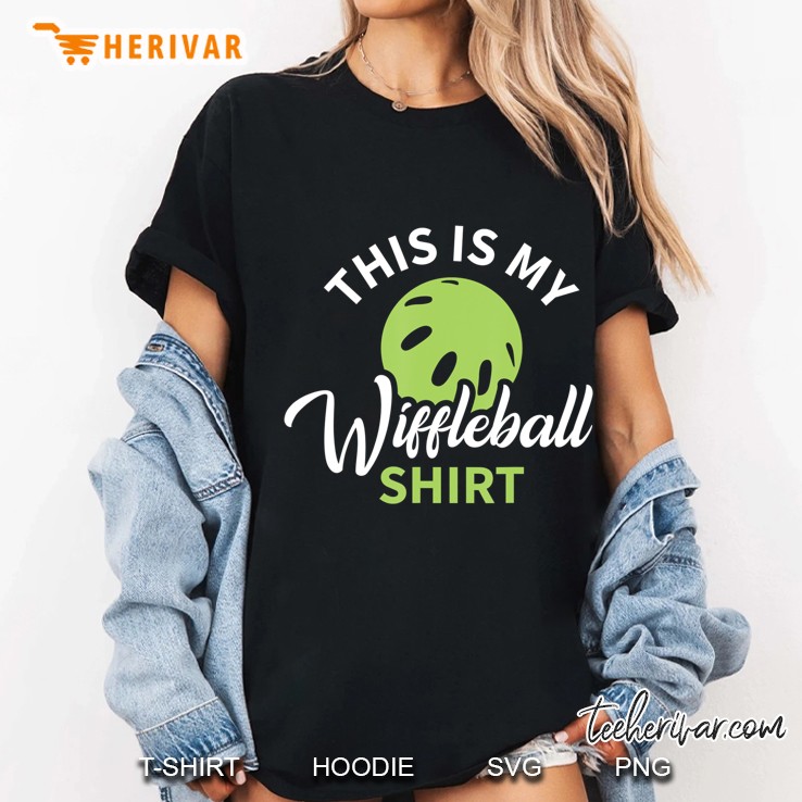This Is My Wiffleball Shirt - Wiffleball Player Ladies Tee