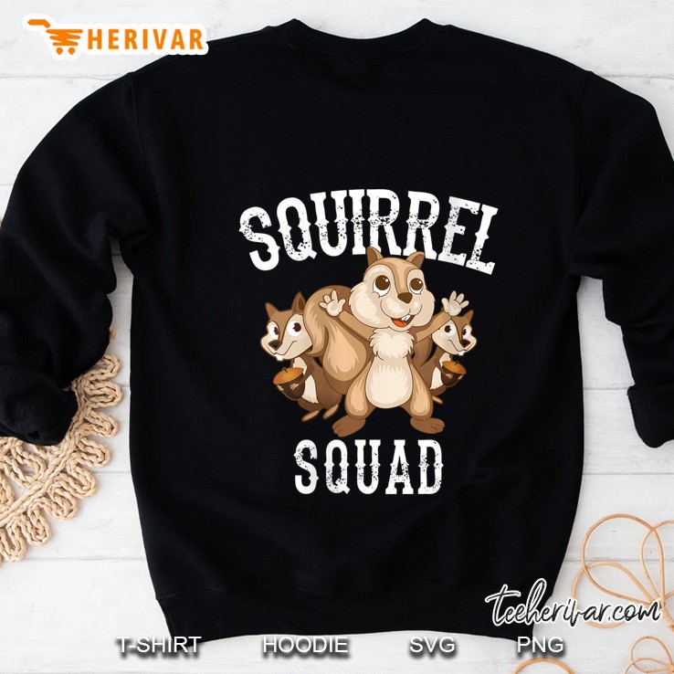 Womens Cool Squirrel Squad Funny Pet Chipmunk Fan Team Lover Gift V-Neck Mugs