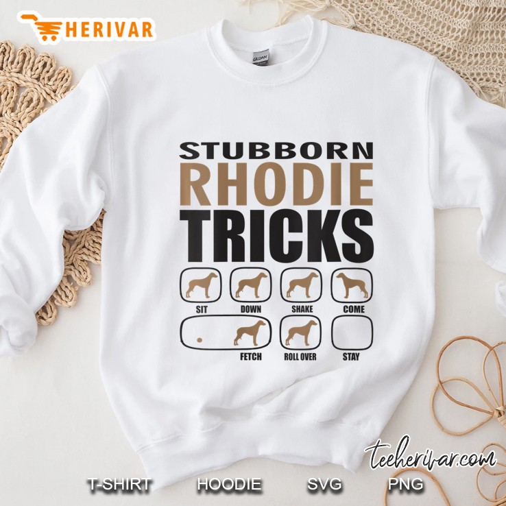 Womens Rhodesian Ridgeback Design For Passionate Dog Lovers V-Neck Sweatshirt