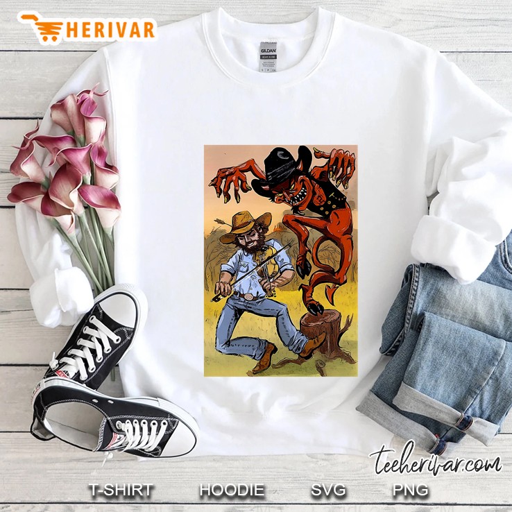 The Devil Went Down To Georgia Poster Sweatshirt