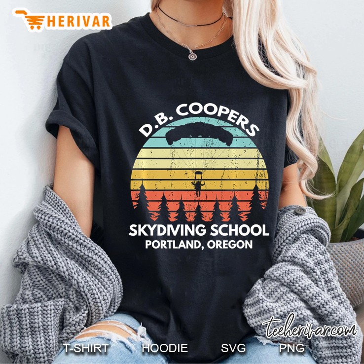 D. B. Coopers Skydiving School Portland, Oregon Hoodie