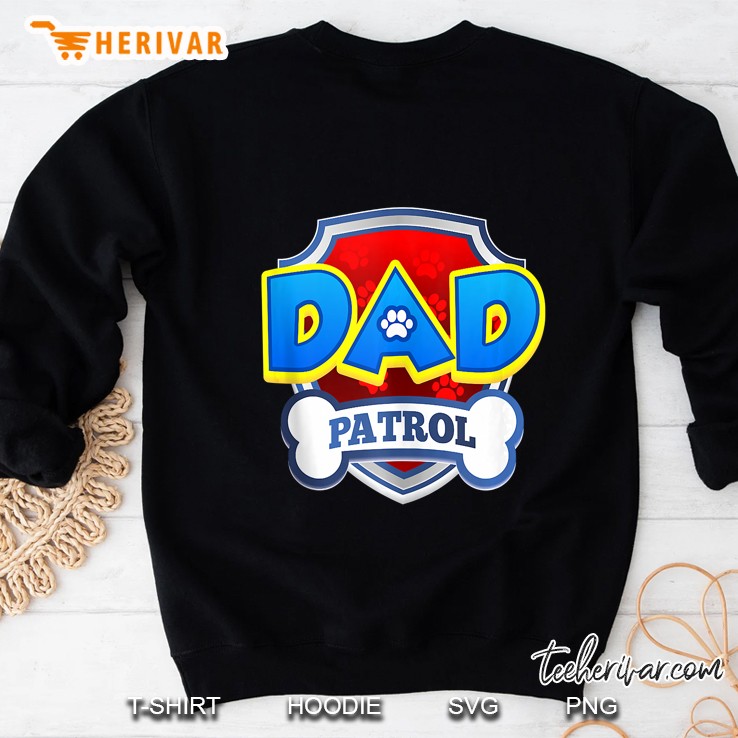 Dad Patrol Funny Dog Dad Gift Birthday Party Mugs