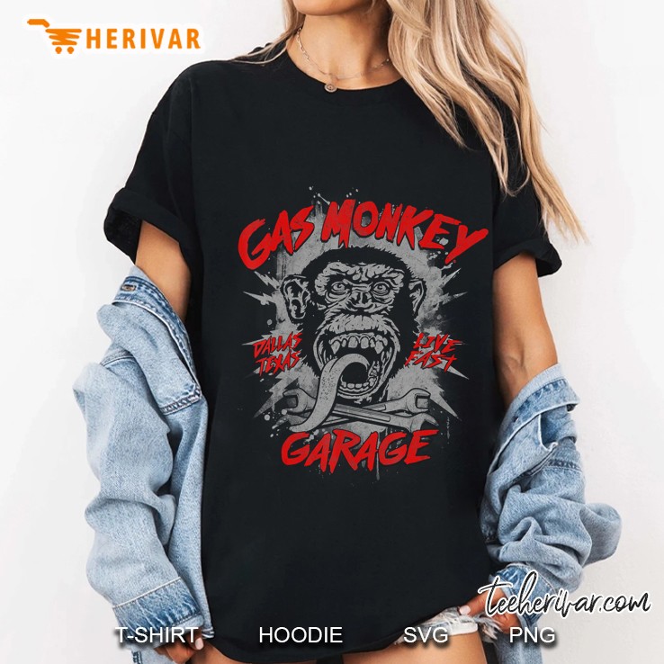 Gas Monkey Garage Splatter Logo Hoodie