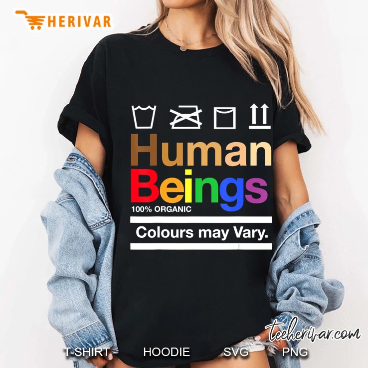 Human Beings 100 Organic Colours May Vary Ladies Tee