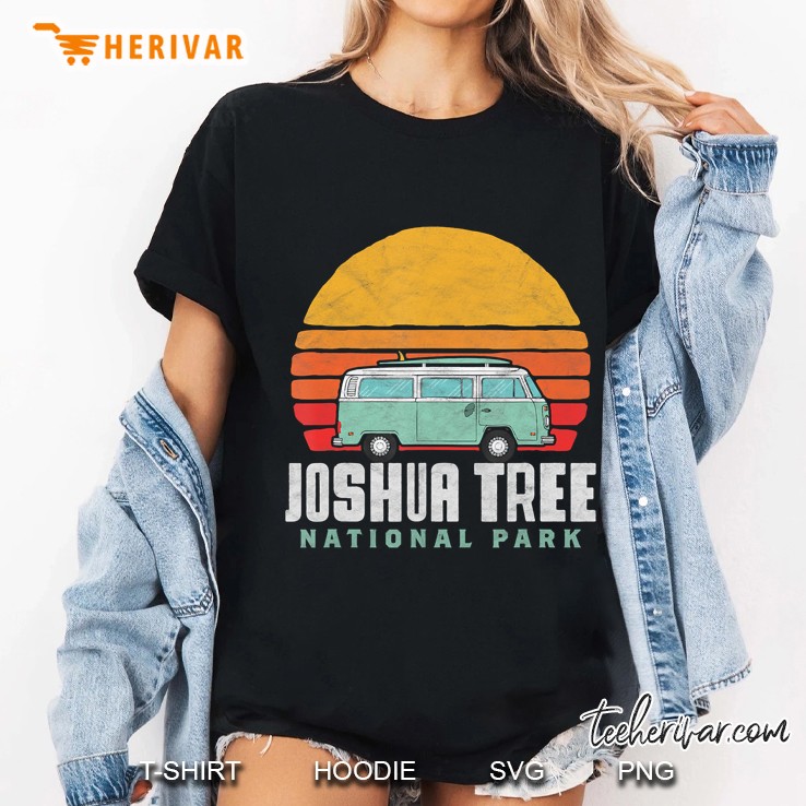 Joshua Tree National Park Hippie Van California Ladies Tee