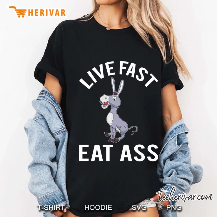 Live Fast Eat Ass Kinky Bdsm Ass Eatin Season Ladies Tee