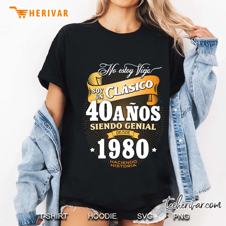 Mens 40Th Birthday Gift In Spanish 2020 Ed. Regalo Cumpleaños 40 Ver2 Ladies Tee
