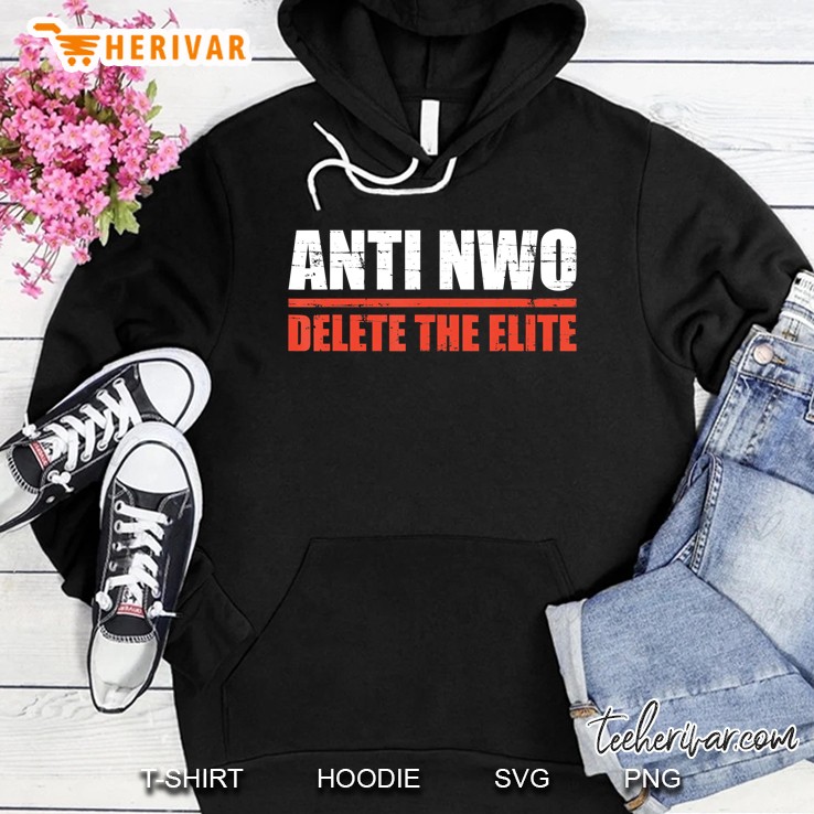 Mens Anti Nwo Shirt. Anti Illuminati, Delete The Elite Mugs