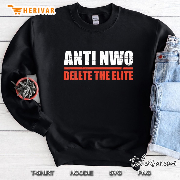 Mens Anti Nwo Shirt. Anti Illuminati, Delete The Elite Mugs