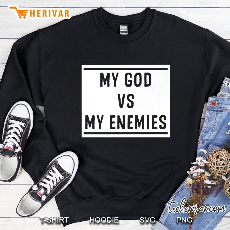 My God Vs My Enemy Christian Easter Bible Verse Quotes Gift Premium Mugs