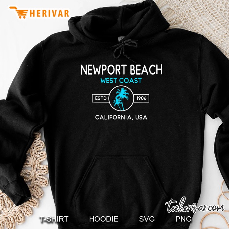 Newport Beach California Vintage Ca Souvenirs Hoodie