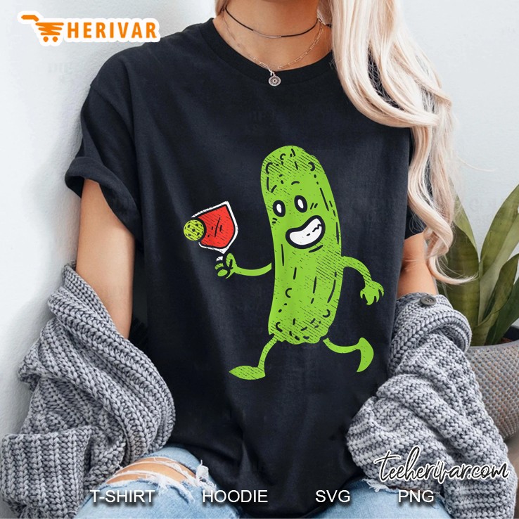 Pickle Drinking Pickleball Cocktail Funny Men Women Ladies Tee