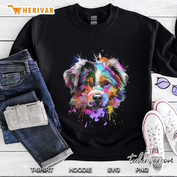 Splash Art Australian Shepherd Sweatshirt