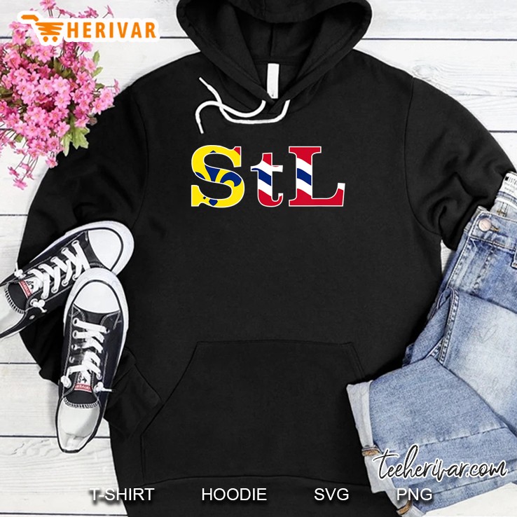 Stl Fleur De Lis St. Louis City Flag Hoodie