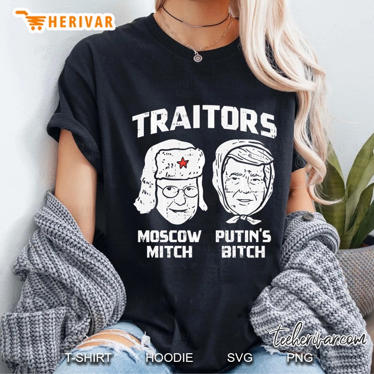 Traitors Moscow Mitch Putins Bitch Funny Spy Anti Trump 2020 Ladies Tee