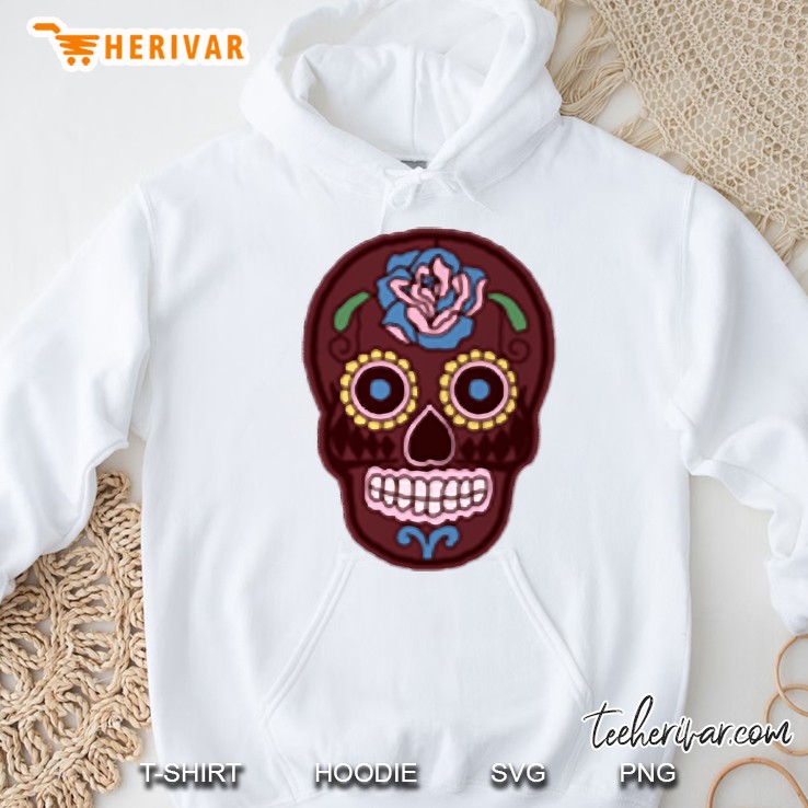 Suspicious Red Wine Sugar Skull Men Women Antwerp Hoodie